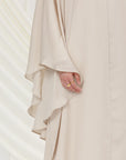 Truffle Tie Neck Maxi Dress- Final Sale