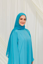 Load image into Gallery viewer, Aquamarine Matte Chiffon Scarf
