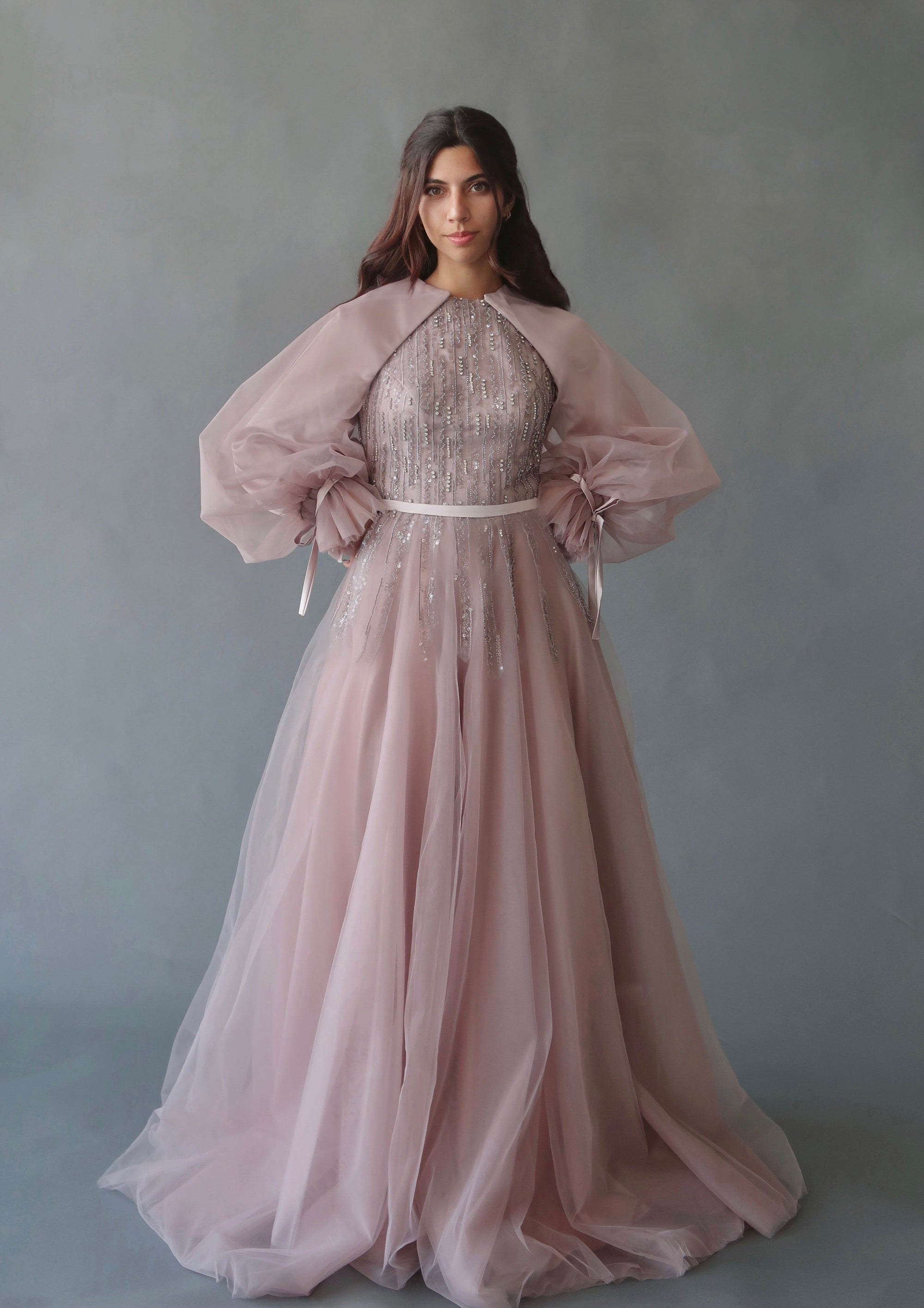 Mauve Purple Convertible Halter Neck Ball Gown Summer Evenings Mauve Purple Convertible Halter Neck Ball Gown Summer Evenings