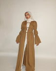 Golden Olive Cinched Cloak