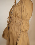Golden Olive Cinched Cloak