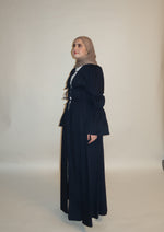 Load image into Gallery viewer, Navy Cinched Cloak
