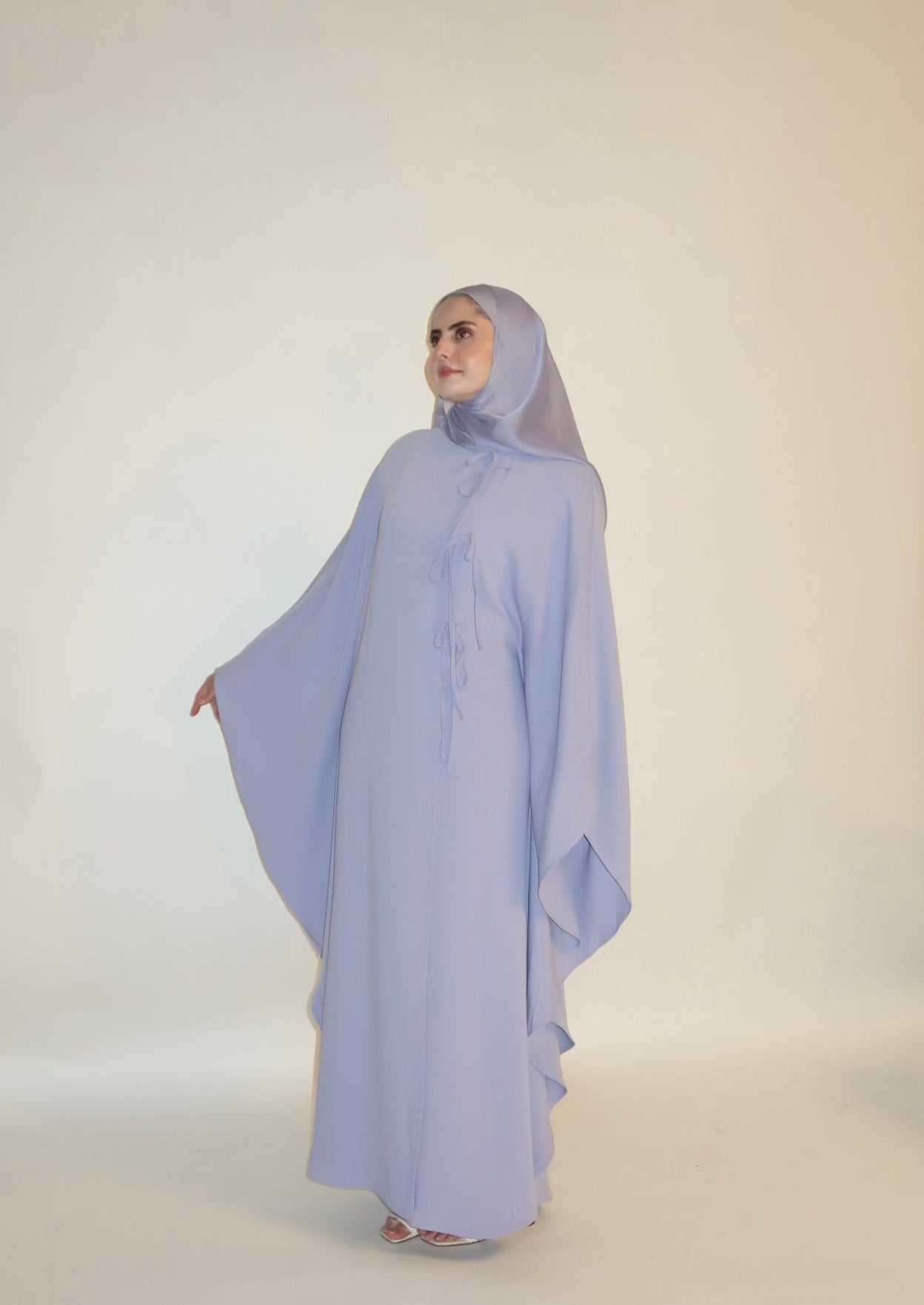 Periwinkle Bow Tie Kaftan
