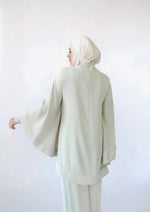 Load image into Gallery viewer, Mint Gray Cape Tunic Set
