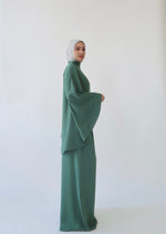 Load image into Gallery viewer, Pine Green Cape Tunic Set
