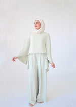 Load image into Gallery viewer, Mint Gray Cape Tunic Set
