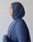 Denim Blue Shimmering Scarf
