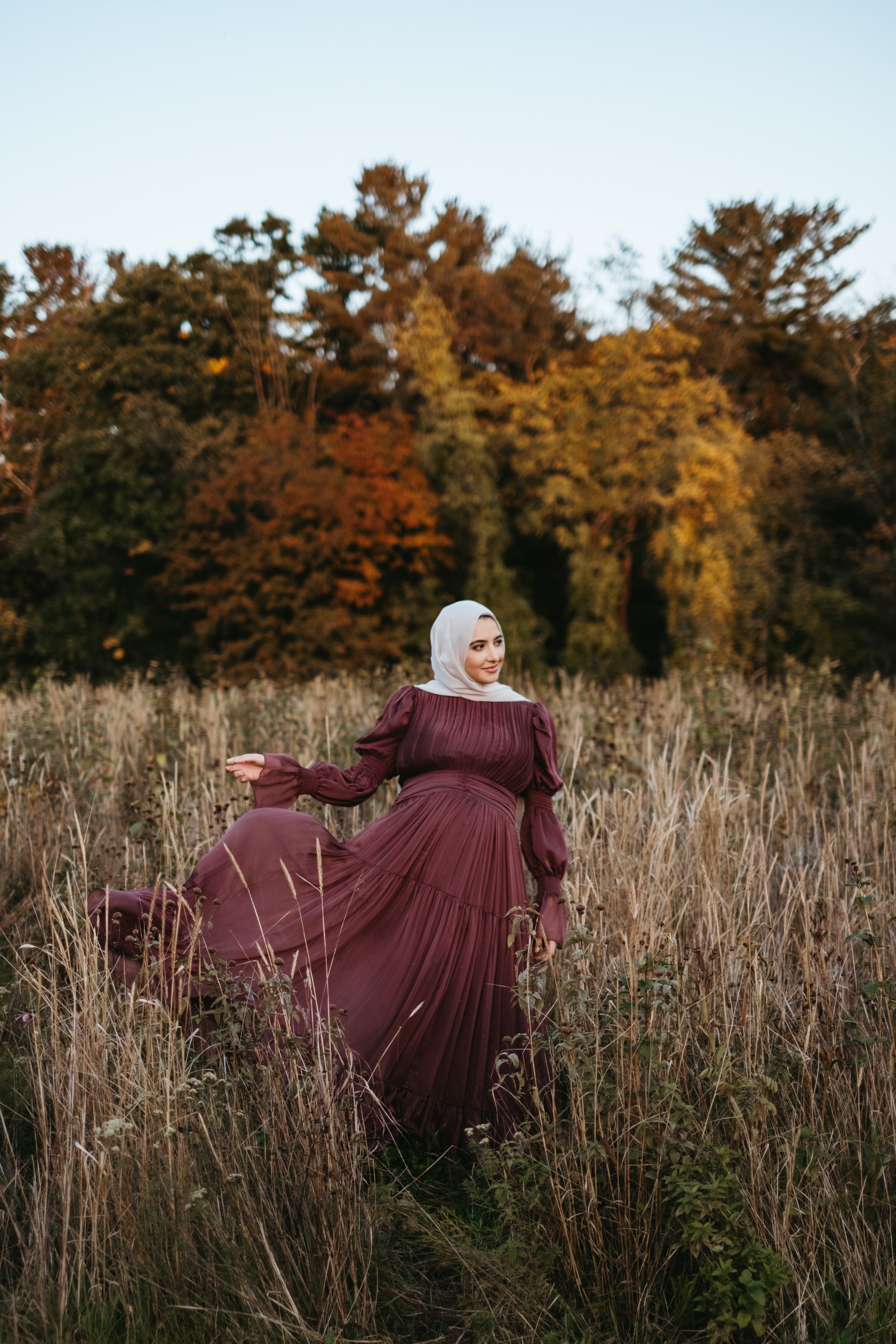 Terracotta Ruched Dress