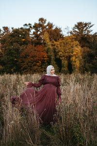 Terracotta Ruched Dress