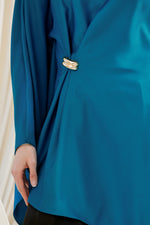 Load image into Gallery viewer, Teal Kaftan Tunic
