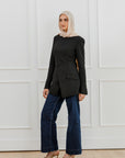Black Blazer Tunic