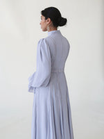 Load image into Gallery viewer, Periwinkle Beaded Appliqué Gown - Final Sale
