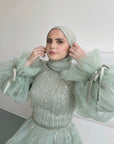 Mint Matte Scarf