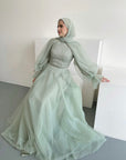 Mint Matte Scarf