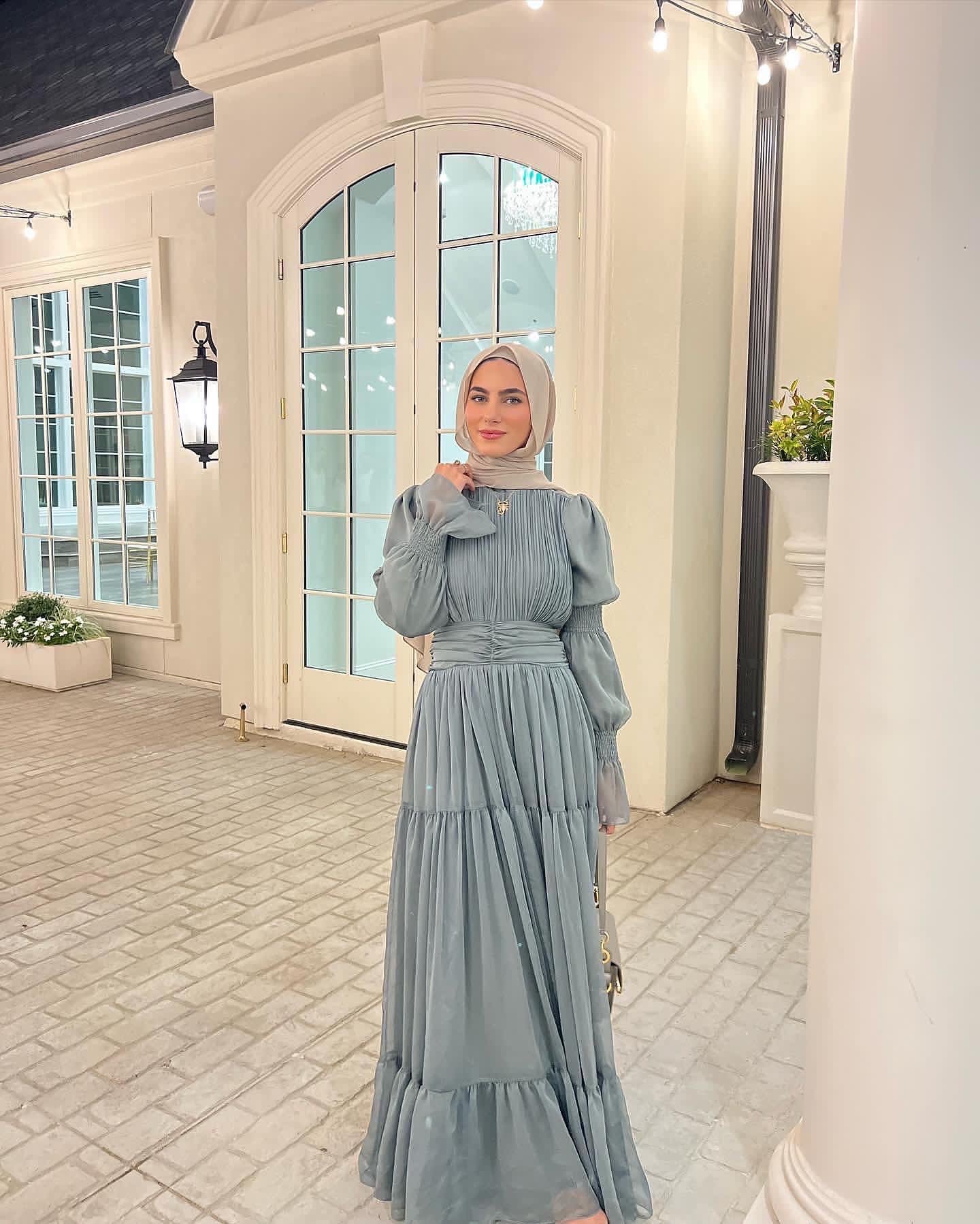 Sage Ruched Dress