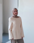 Cream Structured Tunic