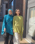 Lime Kaftan Tunic