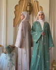 Jade Green Yasmin Embroidered Abaya