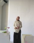 Buttercream Cotton Ruched Tunic - Final Sale