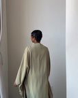 Khaki Belted Kaftan- Final Sale