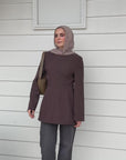 Espresso Structured Tunic