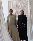 Black Belted Kaftan- Final Sale