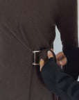 Espresso Buckled Sweater