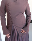Espresso Buttoned Blazer Tunic
