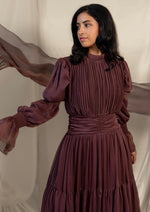 Load image into Gallery viewer, Terracotta Ruched Dress
