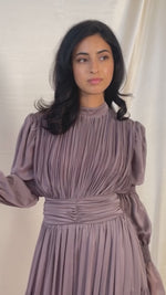 Load and play video in Gallery viewer, Lilac Ruched Dress
