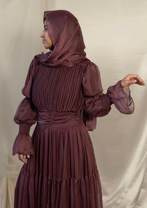 Terracotta Ruched Dress