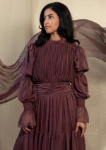 Load image into Gallery viewer, Terracotta Ruched Dress

