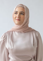 Load image into Gallery viewer, Pearl Pink Shimmering Scarf

