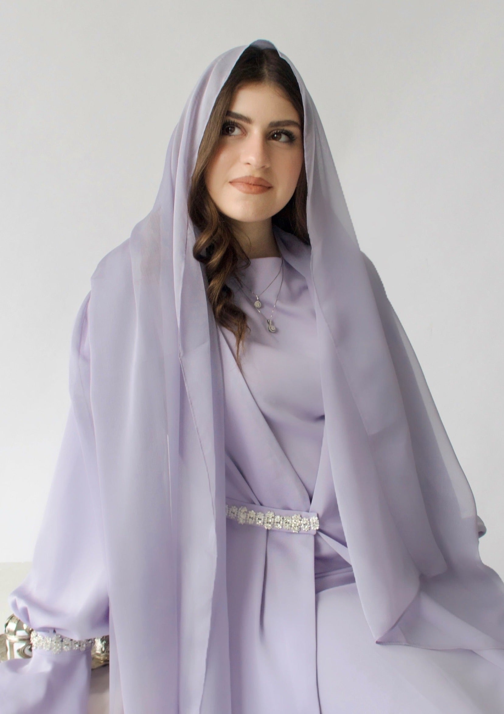 Lavender Shimmering Scarf