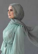 Load image into Gallery viewer, Sage Green Shimmering Scarf
