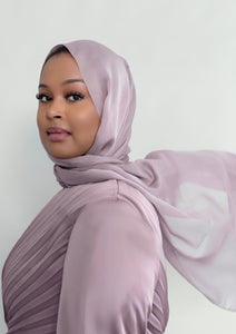 Mauve Purple Shimmering Scarf