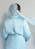 Load image into Gallery viewer, Icy Blue Shimmering Scarf

