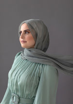 Load image into Gallery viewer, Sage Green Shimmering Scarf
