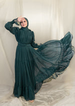 Load image into Gallery viewer, Emerald Ruched Dress
