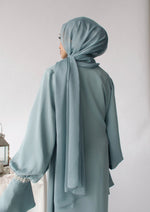 Load image into Gallery viewer, Teal Shimmering Scarf
