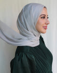 Silver Shimmering Scarf