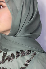 Load image into Gallery viewer, Sage Green Shimmering Scarf
